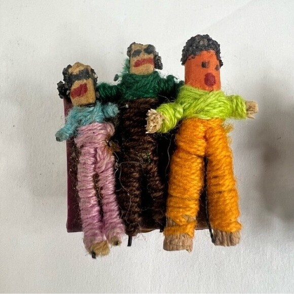 Worry doll button covers 2 pack !!!hand made!!! - Picture 3 of 5